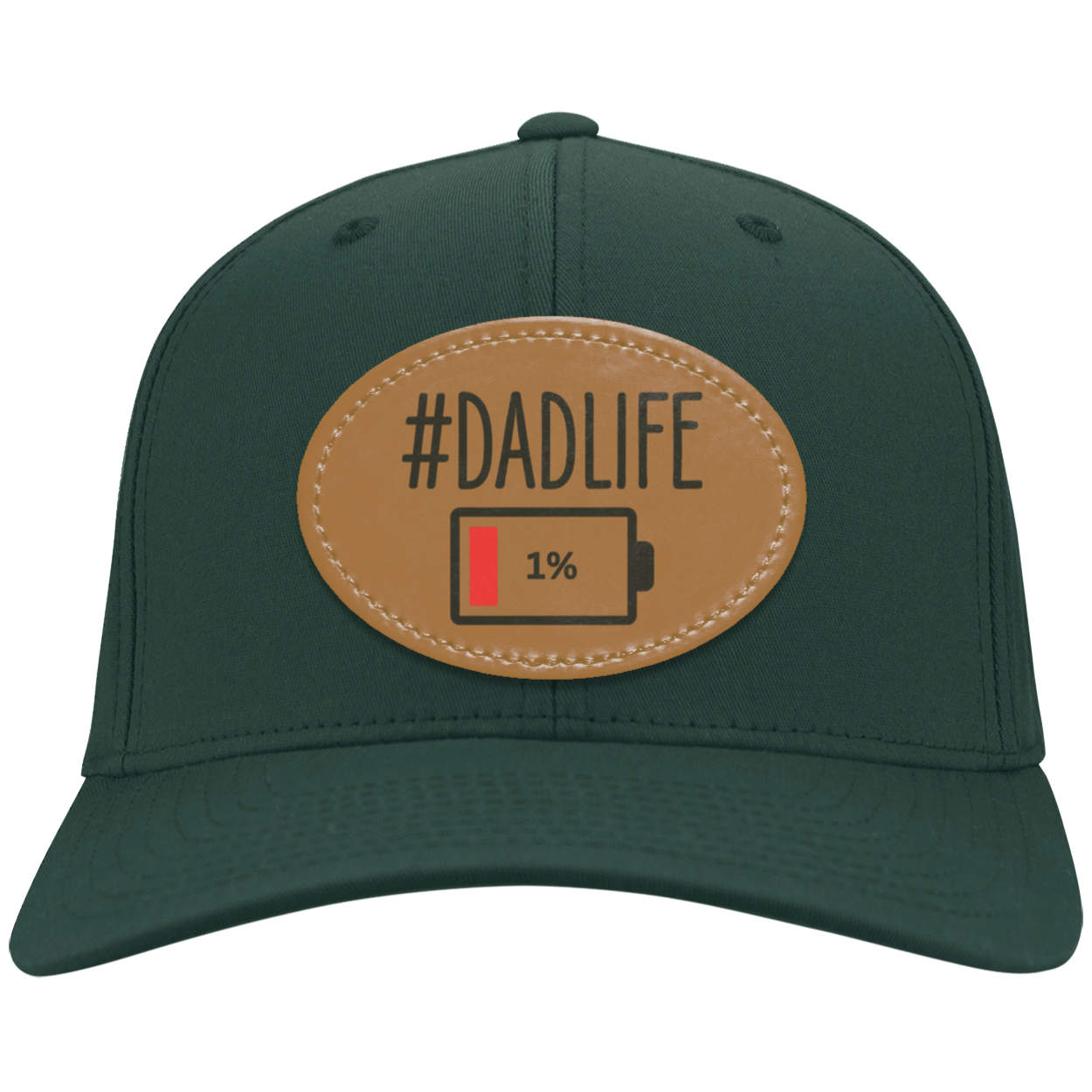 #DadLIfe Cap (Vegan Leather Patch)