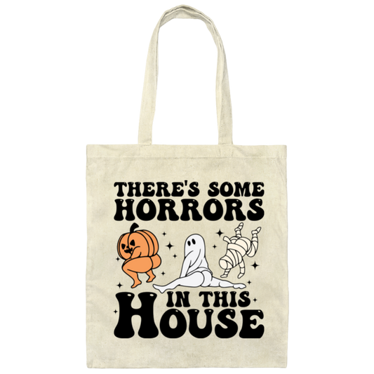 Horror House Canvas Tote Bag