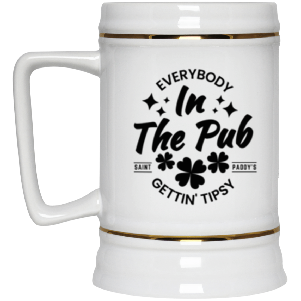 Everybody In The Pub Gettin' Tipsy Beer Stein 22oz.