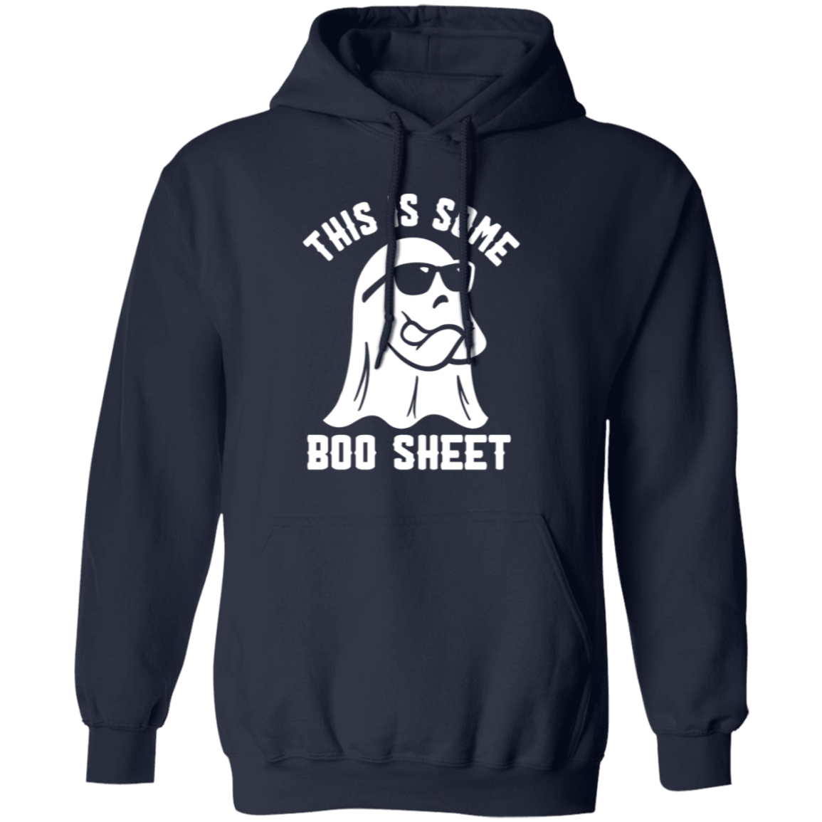 Mad Boo Ghost Pullover Hoodie (Unisex)