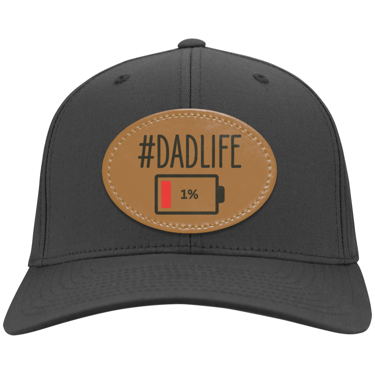#DadLIfe Cap (Vegan Leather Patch)