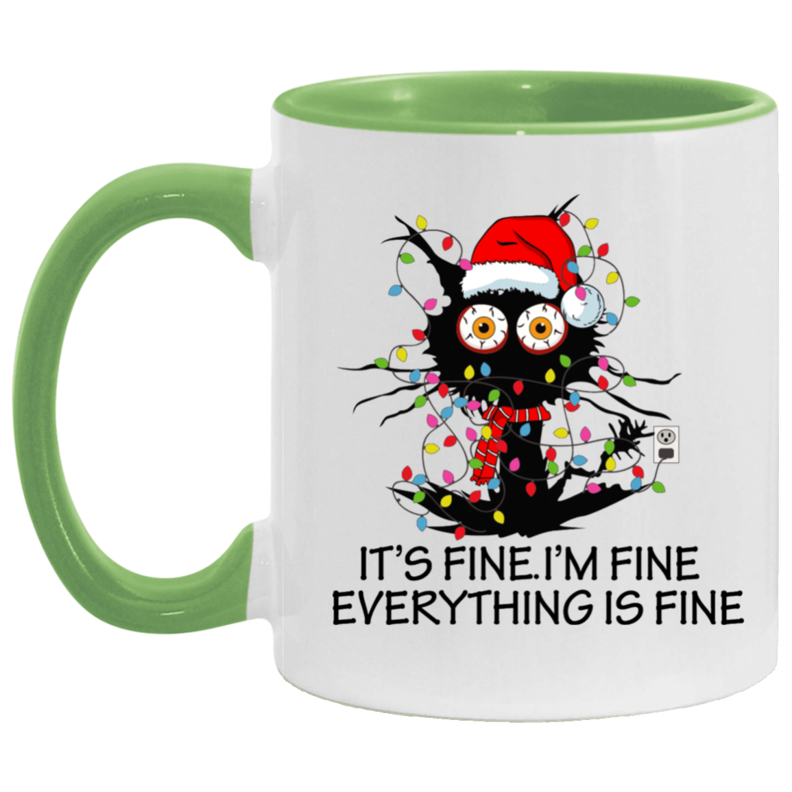 It's Fine I'm Fine Everything Is Fine Mugs (11oz & 15 0z)