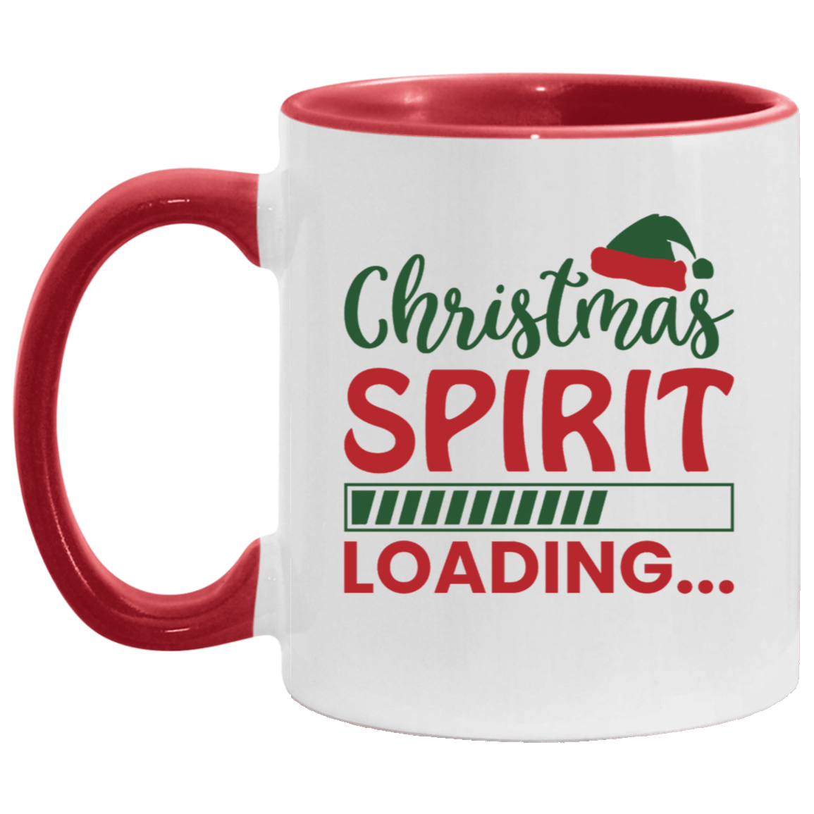 Christmas Spirit Loading Mugs (11oz & 15 oz)