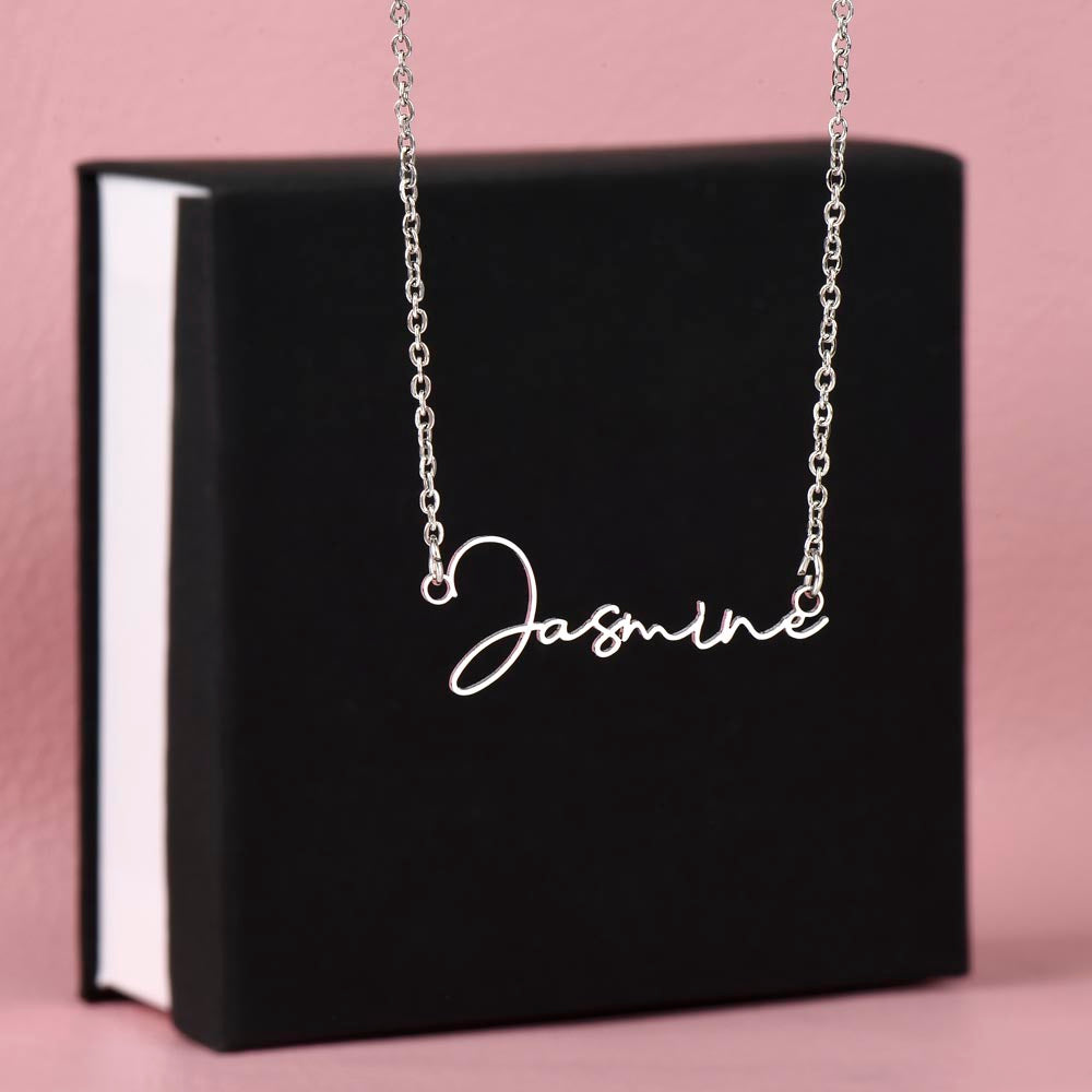 To My Granndaughter Personalized Name Necklace